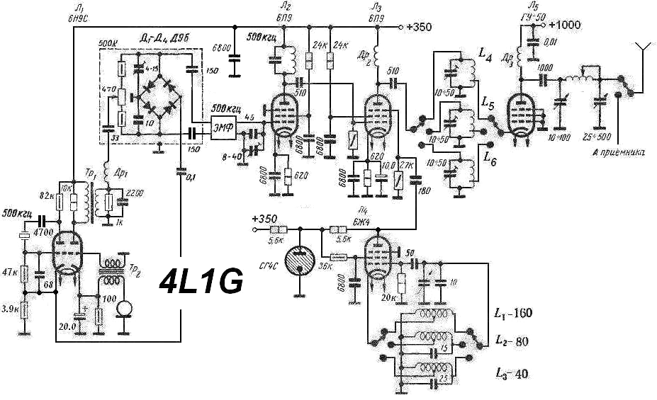 Схема SSB передатчика от 4L1G